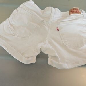 Levi's Women's Classic White Jean Shorts